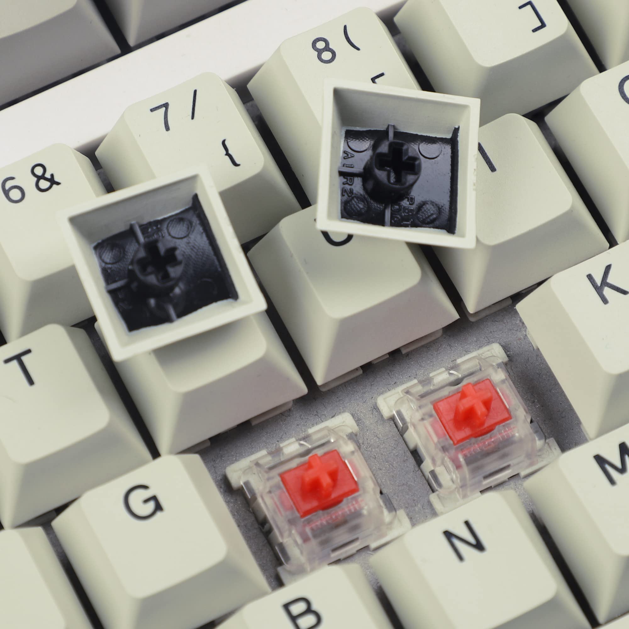 Amazon | YMDK 105 ドイツ ISO ダブルショット PBT チェリー